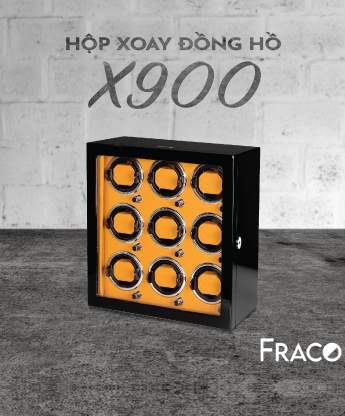 Hộp xoay đồng hồ Fraco X900