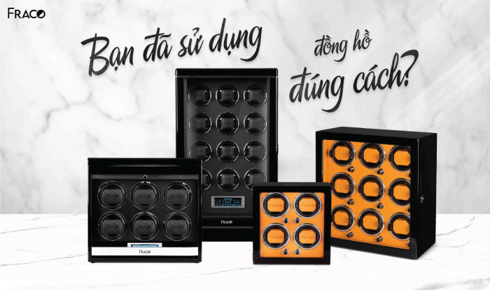 Hộp xoay đồng hồ Fraco